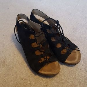 Lace up Wedge Sandals